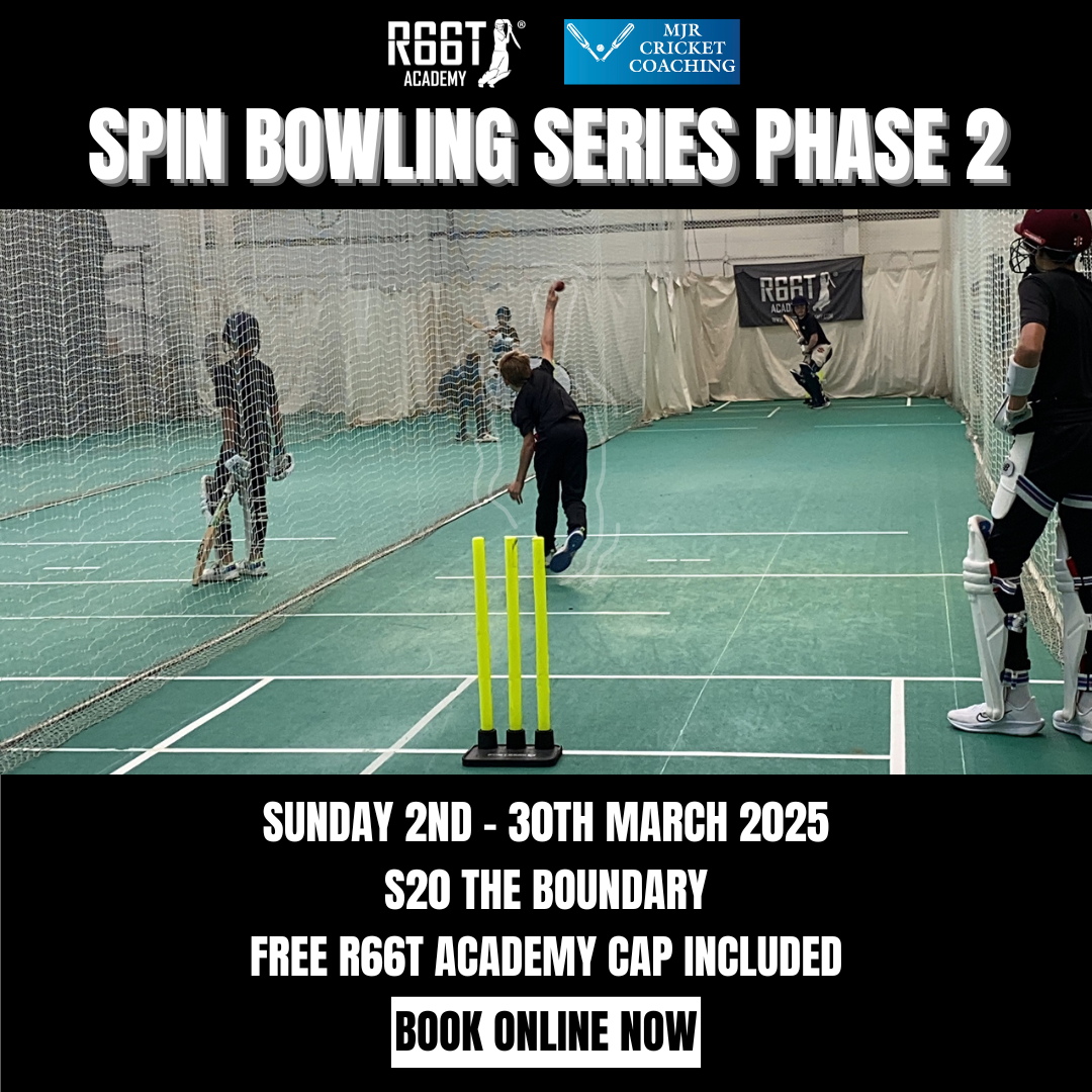 R66T Academy Spin Bowling Series: Phase 2